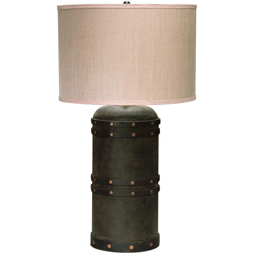 Barrel 29 Inch 150.00 Watt Vintage Leather Table Lamp Portable Light 1 Barrel 29 Inch 150.00 Watt Vintage Leather Table Lamp Portable Light