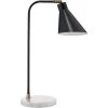 Chronicle 20 Inch 60.00 Watt Black / Antique Brass / White Marble Task Lamp Portable Light