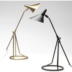 Franco Tri-Pod 33 Inch 60.00 Watt Oil Rubbed Bronze Table Lamp Portable Light -Jamie Young Store 1fran tlob 2