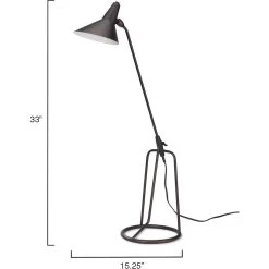 Franco Tri-Pod 33 Inch 60.00 Watt Oil Rubbed Bronze Table Lamp Portable Light -Jamie Young Store 1fran tlob 5