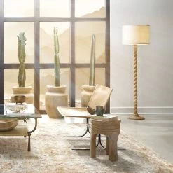 Alessa Cashew Leather And Black Sling Chair -Jamie Young Store 20ales chca 6