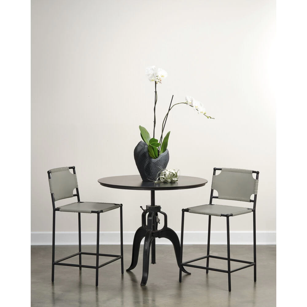 Asher 36 Inch Grey Counter Stool 7 Asher 36 Inch Grey Counter Stool - Image 7