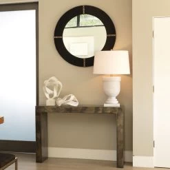 Charlemagne 48 X 15 Inch Acid Washed Metal Console Table -Jamie Young Store 20char coaw 16