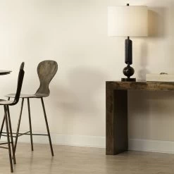 Charlemagne 48 X 15 Inch Acid Washed Metal Console Table -Jamie Young Store 20char coaw 2