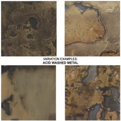 Charlemagne 48 X 15 Inch Acid Washed Metal Console Table -Jamie Young Store 20char coaw 6