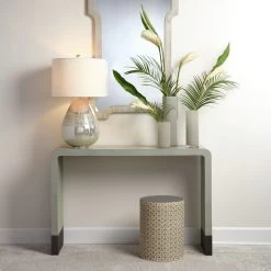 Charlotte 18 X 13 Inch Cream And Grey Side Table 10 Charlotte 18 X 13 Inch Cream And Grey Side Table -Jamie Young Store 20char stgr 4