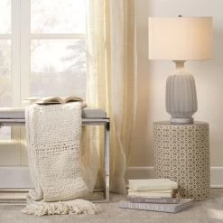 Charlotte 18 X 13 Inch Cream And Grey Side Table 11 Charlotte 18 X 13 Inch Cream And Grey Side Table -Jamie Young Store 20char stgr 6