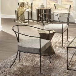 Crown 19 X 17 Inch Acid Washed Metal Side Table -Jamie Young Store 20crow smaw 8