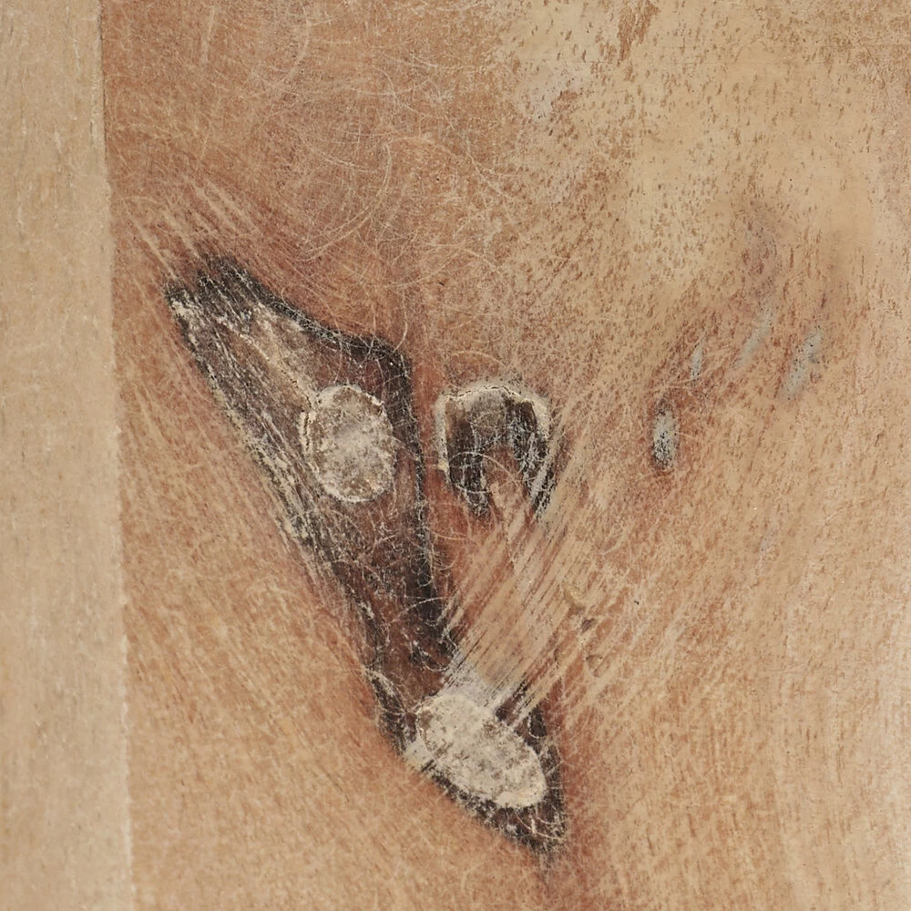 Dylan 19 X 13 Inch White Wash Side Table 4 Dylan 19 X 13 Inch White Wash Side Table - Image 4