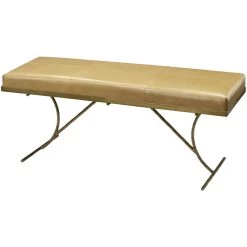 Kai Antique Brass Bench