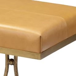 Kai 18 Inch Antique Brass Stool -Jamie Young Store 20kai stooca 3