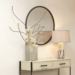 Nevado 50 Inch Off White And Black Console Table -Jamie Young Store 20neva coow 5