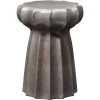 Oyster 19 X 13 Inch Charcoal Side Table