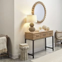 Oyster 18 X 13 Inch Cream Side Table -Jamie Young Store 20oyst stsc 4