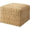 Natural Rattan Ottoman & Stool