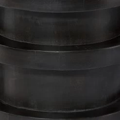 Revolve 24 X 24 Inch Charcoal Side Table 9 Revolve 24 X 24 Inch Charcoal Side Table -Jamie Young Store 20revo stch 3