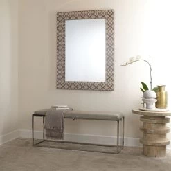 Revolve 24 X 24 Inch White Washed Side Table -Jamie Young Store 20revo stna 5