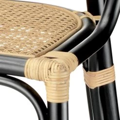 Saltwater 39 Inch Black & Natural Rattan Barstool -Jamie Young Store 20salt bsbk 1