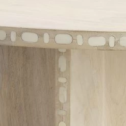 Sama White Patina Bistro Dining Table 7 Sama White Patina Bistro Dining Table -Jamie Young Store 20sama bina 3