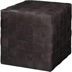 Ottoman 18 Inch Grey Ottoman