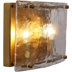 Glenn 2 Light 14 Inch Antique Brass Double Wall Sconce Wall Light -Jamie Young Store 4glen dbab 6