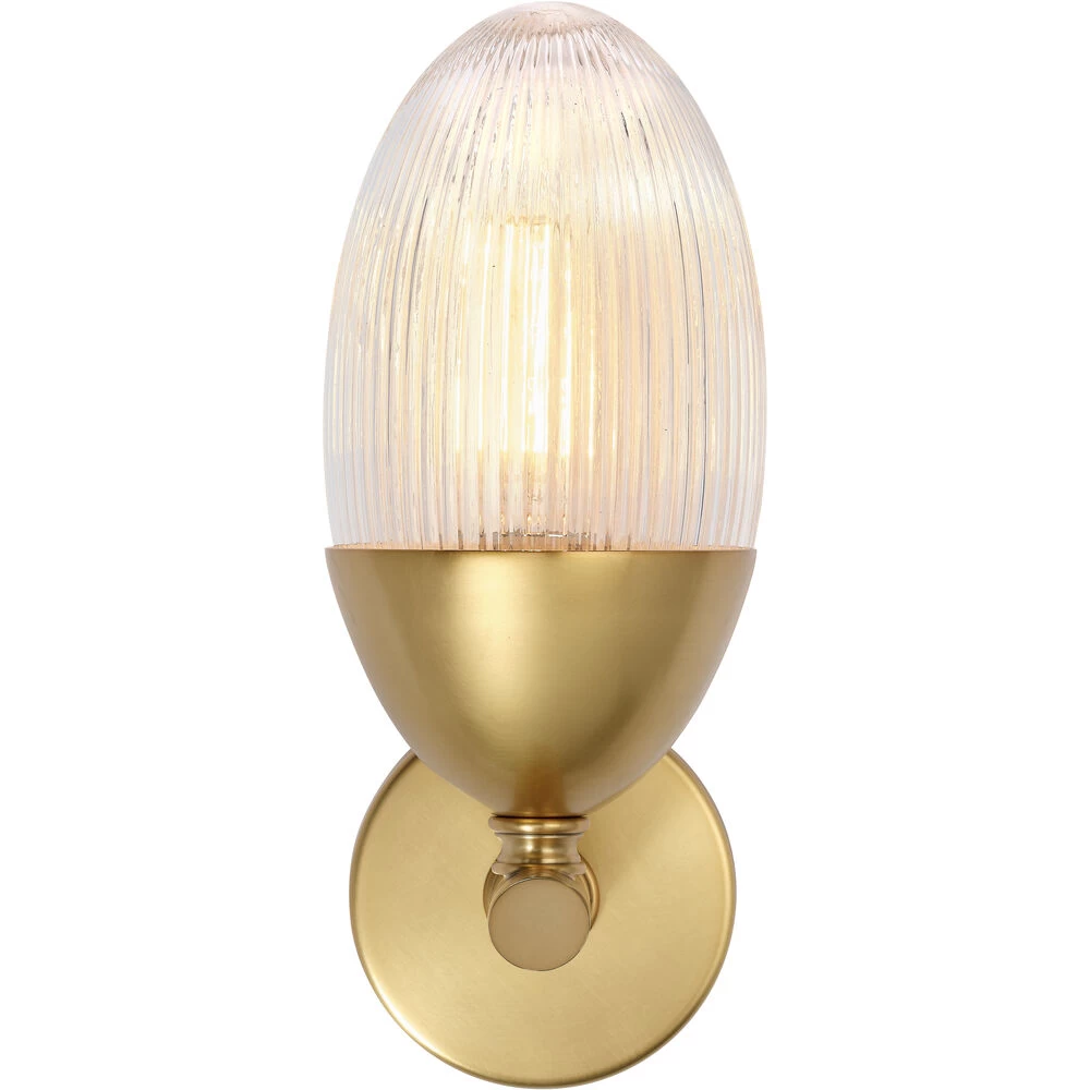 Whitworth 1 Light 5.5 Inch Polished Brass Sconce Wall Light, Small 4 Whitworth 1 Light 5.5 Inch Polished Brass Sconce Wall Light, Small - Image 4