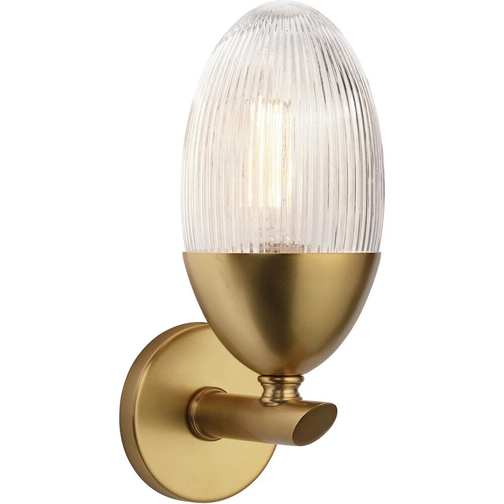 Whitworth 1 Light 5.5 Inch Polished Brass Sconce Wall Light, Small 6 Whitworth 1 Light 5.5 Inch Polished Brass Sconce Wall Light, Small - Image 6