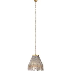 Angelou 3 Light 20 Inch Gold Beaded Chandelier Ceiling Light -Jamie Young Store 5ange chgr 4