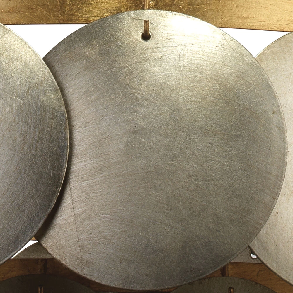 Calypso 4 Light 30 Inch Champagne Leaf W/ Gold Leaf Trim Three Tier Chandelier Ceiling Light 5 Calypso 4 Light 30 Inch Champagne Leaf W/ Gold Leaf Trim Three Tier Chandelier Ceiling Light - Image 5