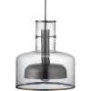 Clyde 1 Light 14 Inch Clear With Gun Metal Pendant Ceiling Light