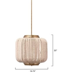 Eclair 4 Light 20 Inch Antique Champagne Beaded Chandelier Ceiling Light -Jamie Young Store 5ecla chsl 2