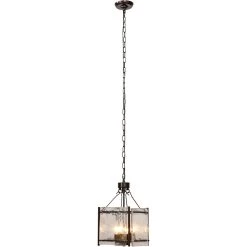 Glenn 4 Light 14 Inch Bronze And Oil Rubbed Bronze Chandelier Ceiling Light, Small -Jamie Young Store 5glen smob 5