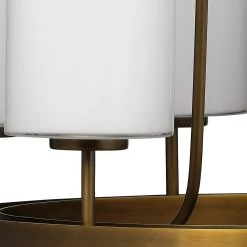 Kindgom LED 28 Inch Antique Brass Chandelier Ceiling Light -Jamie Young Store 5king chab 3