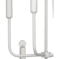 Mercer 8 Light 36 Inch White Gesso Two Tier Chandelier Ceiling Light 9 Mercer 8 Light 36 Inch White Gesso Two Tier Chandelier Ceiling Light -Jamie Young Store 5merc chwh 9