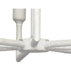 Park 8 Light 32 Inch White Gesso Chandelier Ceiling Light -Jamie Young Store 5park chwh 9