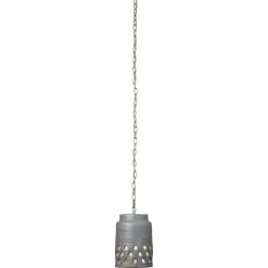Perforated Pendant Ceiling Light, Tapered -Jamie Young Store 5perf longgr 4