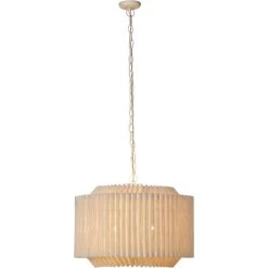 Theory 4 Light 26.75 Inch Off-White Chandelier Ceiling Light -Jamie Young Store 5theo chna 5