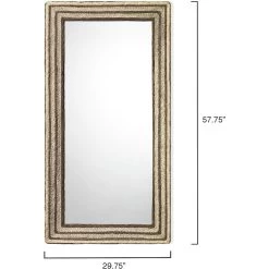 Evergreen 58 X 30 Inch Natural Mirror -Jamie Young Store 6ever rectsg 2
