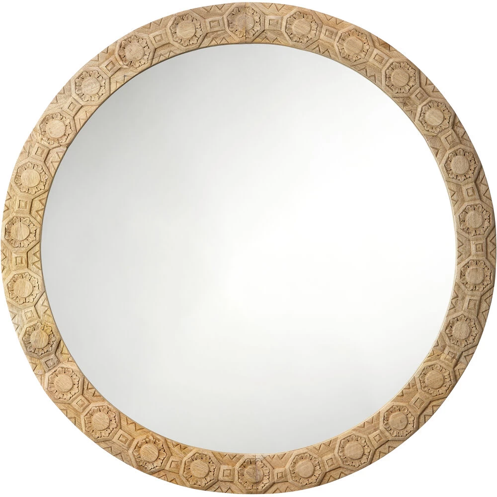 Relief 36 X 36 Inch Natural Mirror 1 Relief 36 X 36 Inch Natural Mirror
