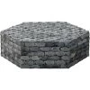 Alexander Hexagon 10 X 9 Inch Natural Grey Box, Hexagon
