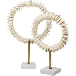 Arena Ring 19 X 13 Inch Sculptures, Set Of 2