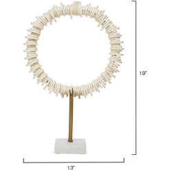 Arena Ring 19 X 13 Inch Sculptures, Set Of 2 -Jamie Young Store 7aren cream 8202