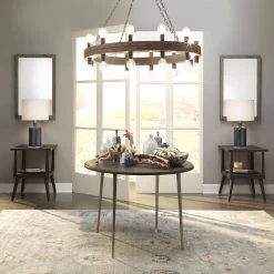 Austere 38 X 26 Inch Dark Wood Mirror -Jamie Young Store 7aust migr 4