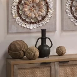 Jute Jute Balls, Set Of 3 16 Jute Jute Balls, Set Of 3 -Jamie Young Store 7ball jute 7