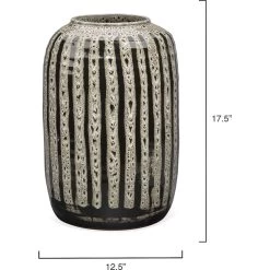 Barnaby 18 X 10 Inch Vase -Jamie Young Store 7barn bebk 5