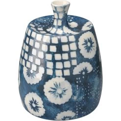 Block Print 12 X 4.75 Inch Vases, Set Of 4 23 Block Print 12 X 4.75 Inch Vases, Set Of 4 -Jamie Young Store 7bloc vabl 9