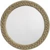 Braided Round 20 X 20 Inch Jute Mirror