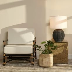 Brea 13.5 X 12 Inch Wooden Vase -Jamie Young Store 7brea vawd 6