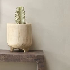 Canyon 12 X 9.5 Inch Wooden Vase -Jamie Young Store 7cany vana 8