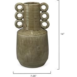 Circus 14 X 7 Inch Vase -Jamie Young Store 7circ vala 2